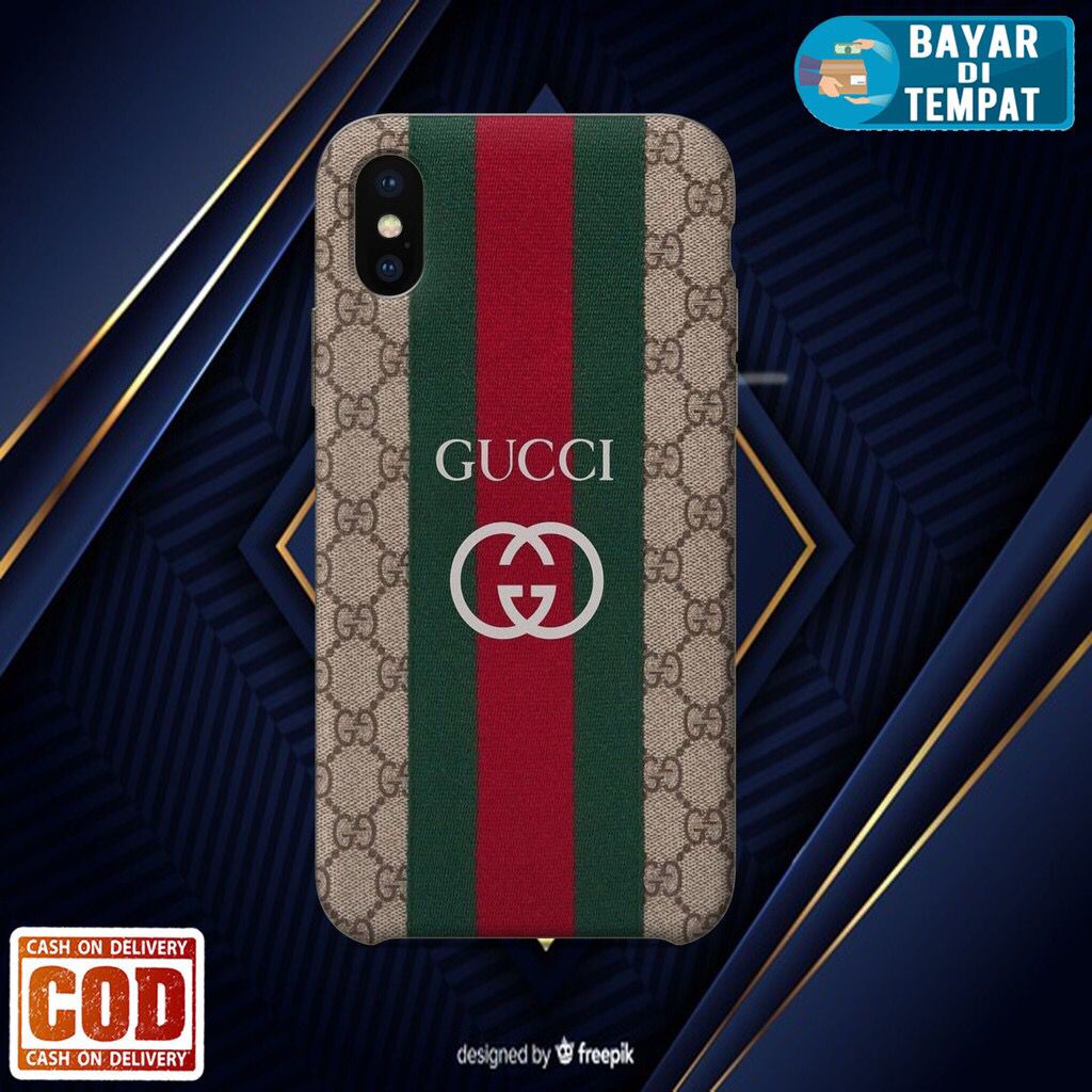 ASIA CUSTOM CASE HARDCASE 3D FULLPRINT GUCCI FOR REALME C1,C2,C2,C11,C15,5,5,6,5i,5PRO