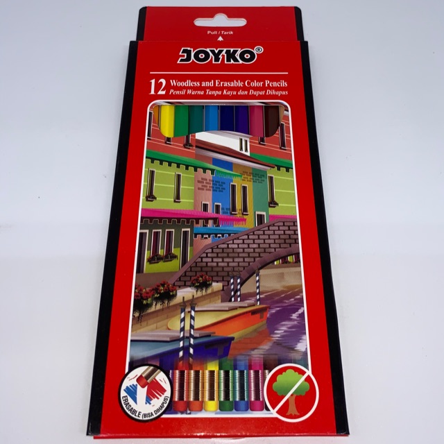 

Pensil Warna Joyko Erasable 12 Panjang