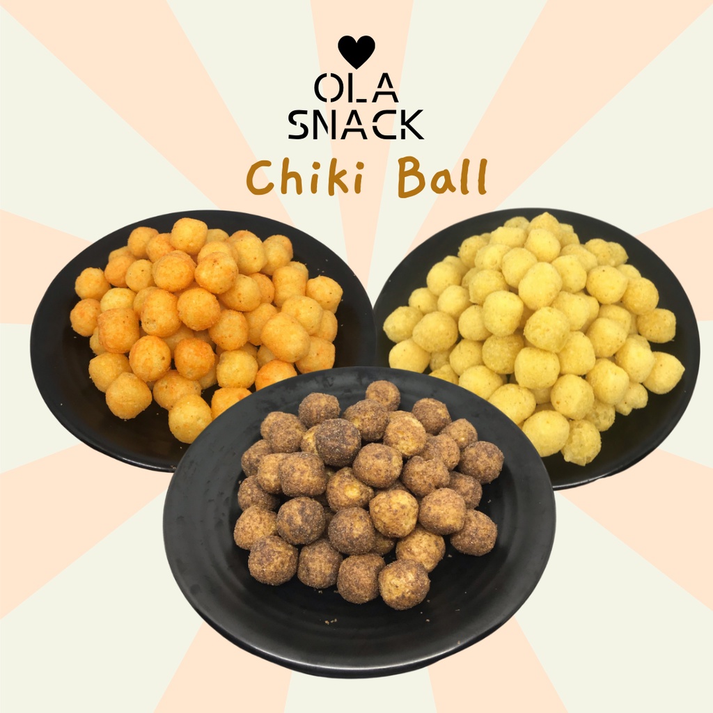 

Chiki Ball Premium Balado - Coklat - Jagung Bakar - Keju - BBQ OLA SNACK