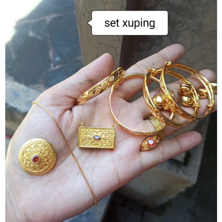 set gelang bayi lengkap isi pupuk untuk 3 bulanan