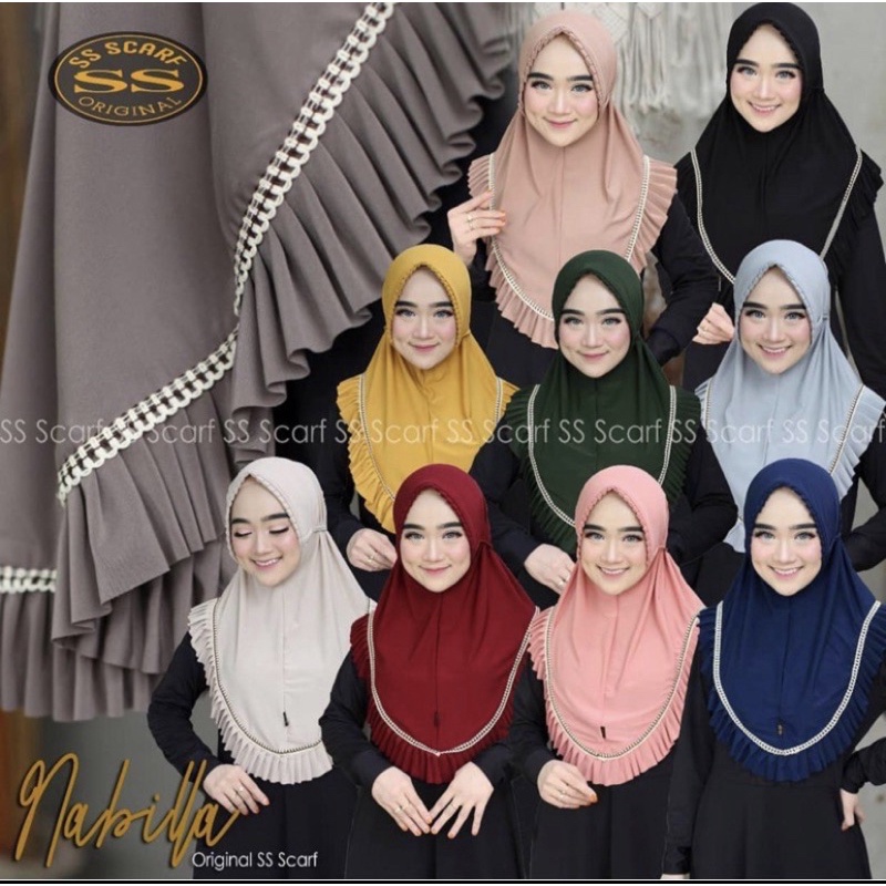 HIJAB INSTAN NABILA REMPEL RENDA