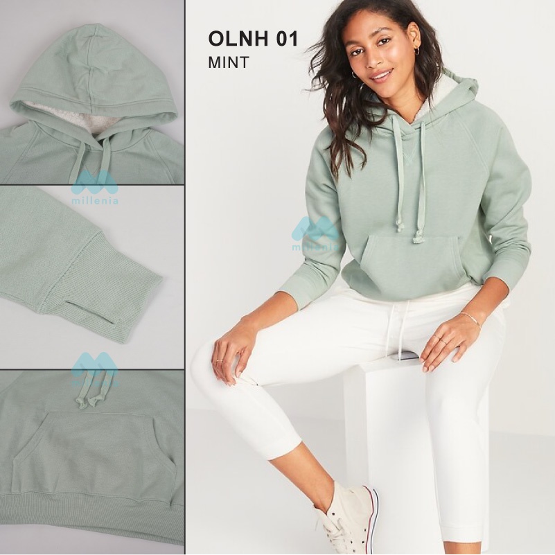 Hoodie Wanita Big Size -Women Pullover Fur Hooded [OLNH 01]-4