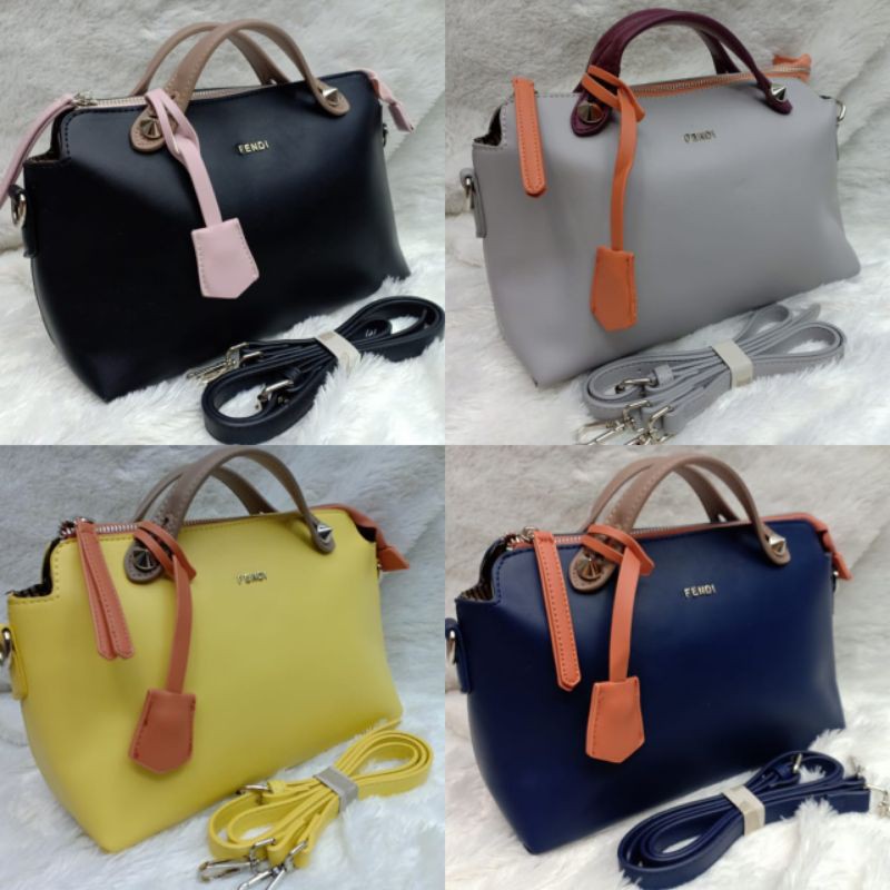 [✅COD WB MEDIUM] TAS WANITA FENDI 3TONE
