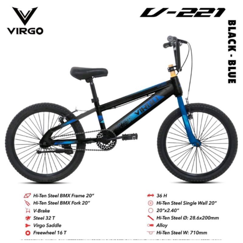 Sepeda Bmx Anak 20 inch Virgo V-221 By Pacific