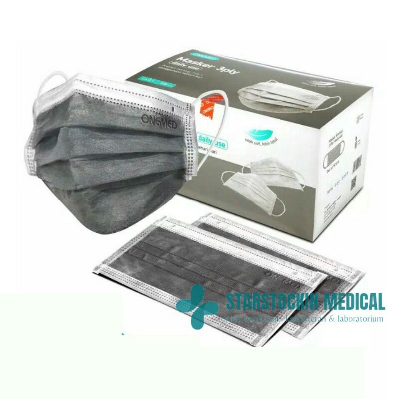 Onemed Masker 3 ply non medis 50 pcs