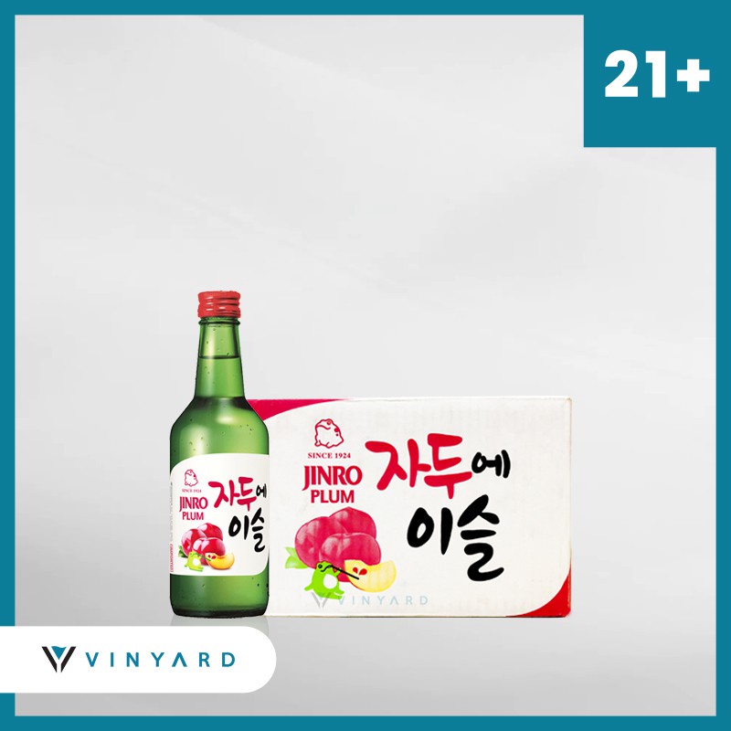 Promo 1 Ctn ( 20 Btl ) Soju Jinro Chamsiul Plum 360 ml