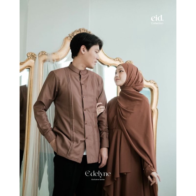 Ready Edelyne dress Sarimbit eid series ori kazami