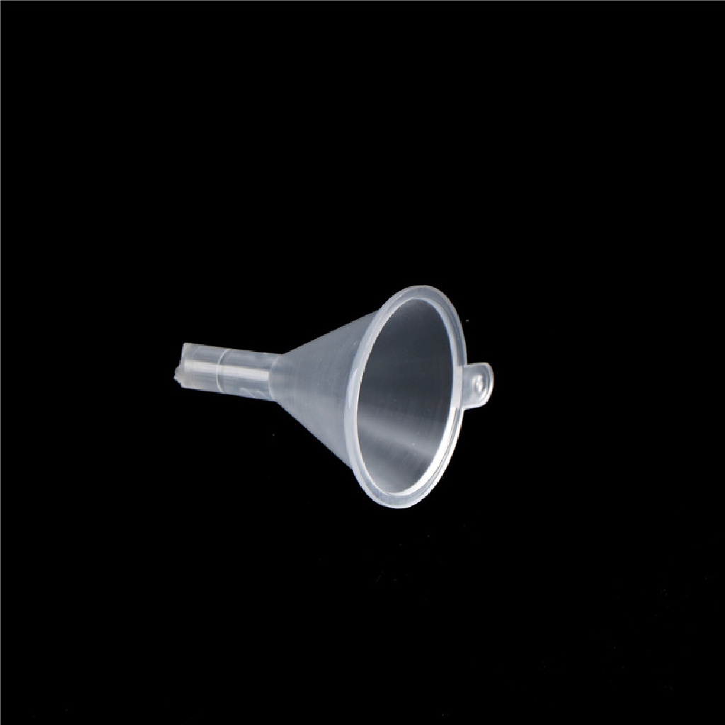 // Hg &amp; ID// 10pcs Corong Plastik Mini Hopper Parfum Emulsion Packing Alat Gadget Dapur.