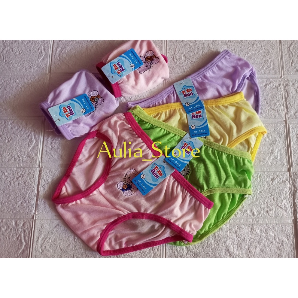 Promo 6 PCS Celana Dalam / CD anak perempuan Yi Xin Ren Termurah...