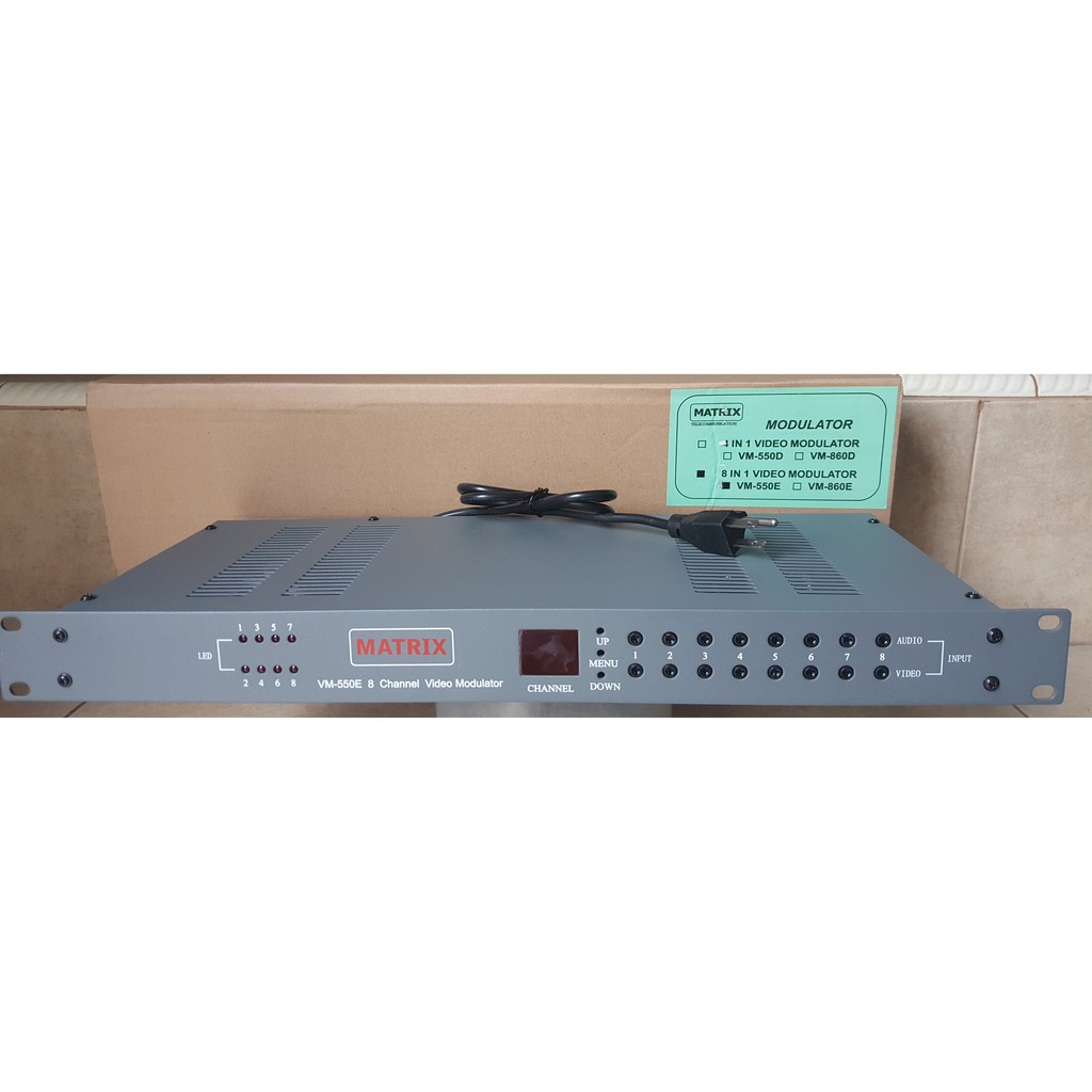 RF Modulator 8in1 MATRIX VM550 VHF / VM860 UHF(Analog)