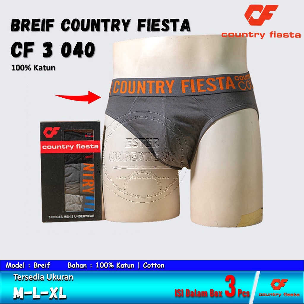 Celana Dalam COUNTRY FIESTA CF 040 ISI-3 Pcs