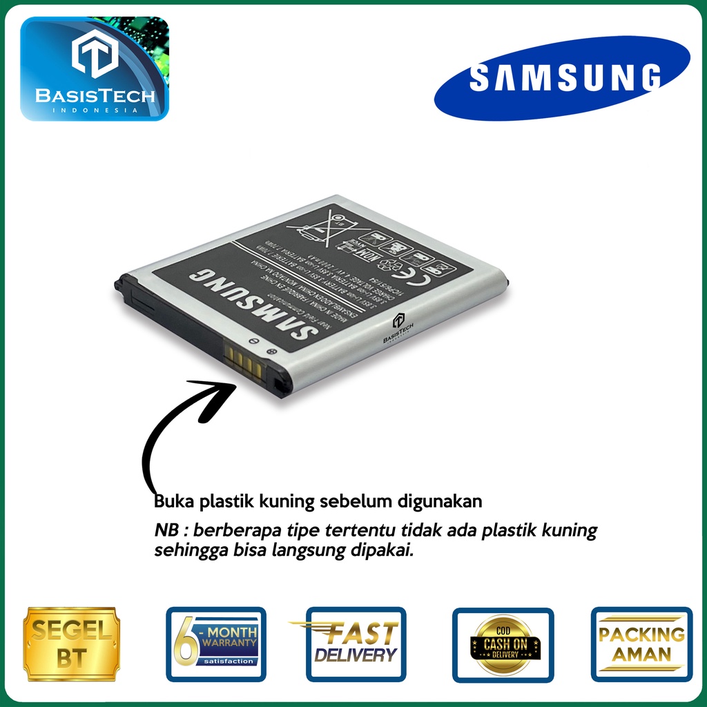 BATERAI SAMSUNG J2 2015 J200 J200G - Core PRIME G360 - EB-BG360BBE - ORI99 BEST QUALITY