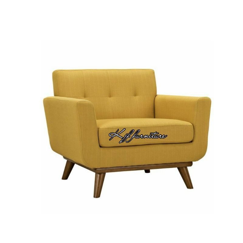 sofa minimalis single sofa single 1 dudukan retro minimalis