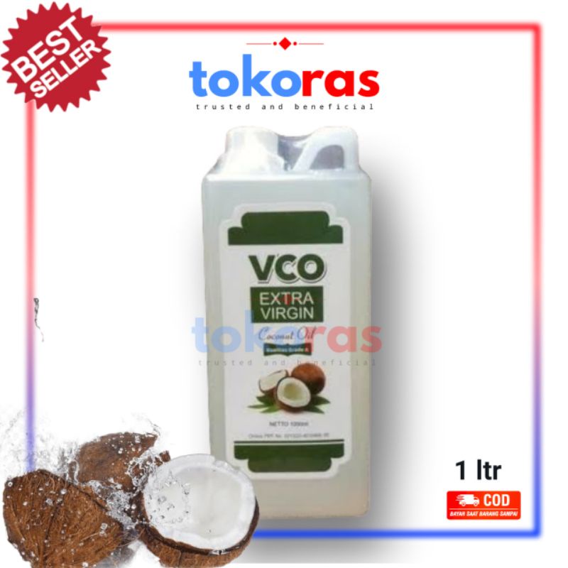 

VCO Grade A 1lt Virgin Coconut Oil fresh dan tidak tengik
