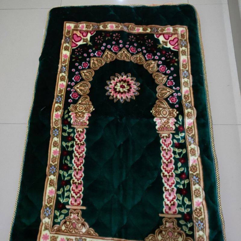 sajadah arya saloka andin luxor quilting tebal empuk anti slip uk 80X120 cm