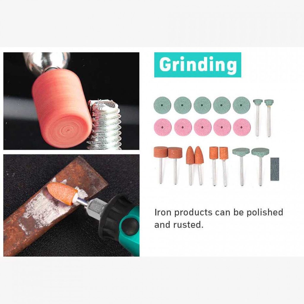 Mesin Bor Grinder Mini Poles Listrik Polisher Cutting Electric 350 PCS