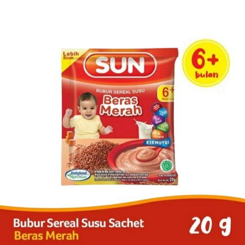 Promina Dan SUN Bubur Tim Bayi Cereal SACHET 20gr 25gr Makanan mpasi Baby 6+ 8+ 9+