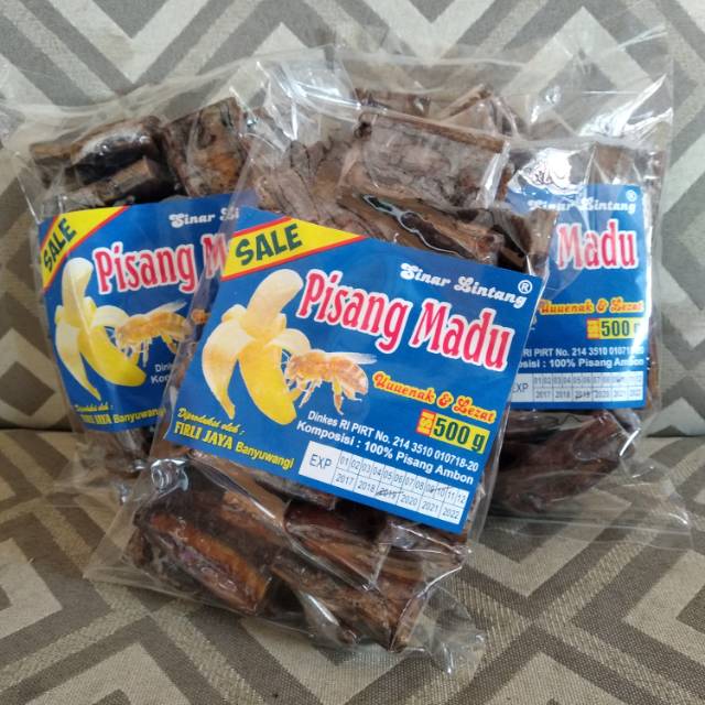 

Makanan ringan sale pisang madu oleh-oleh Banyuwangi