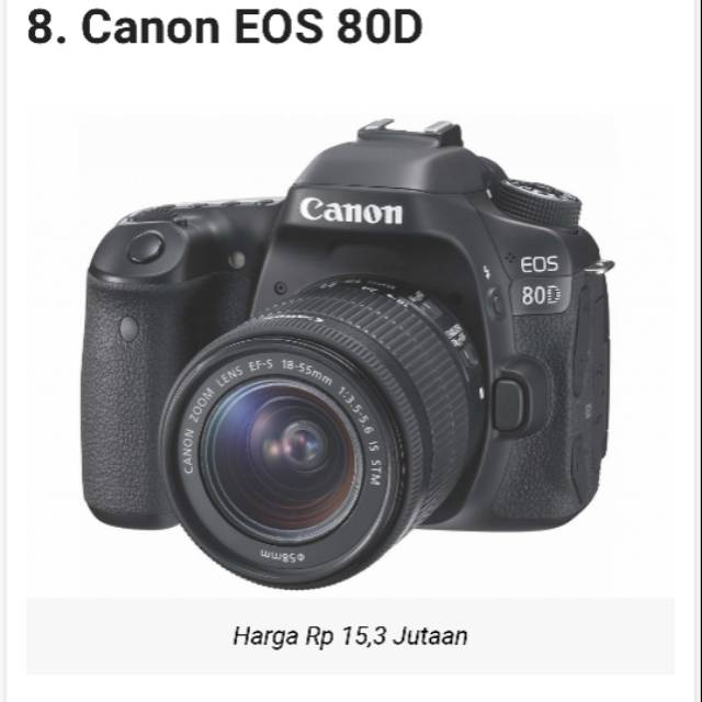 Canon eos 80D
