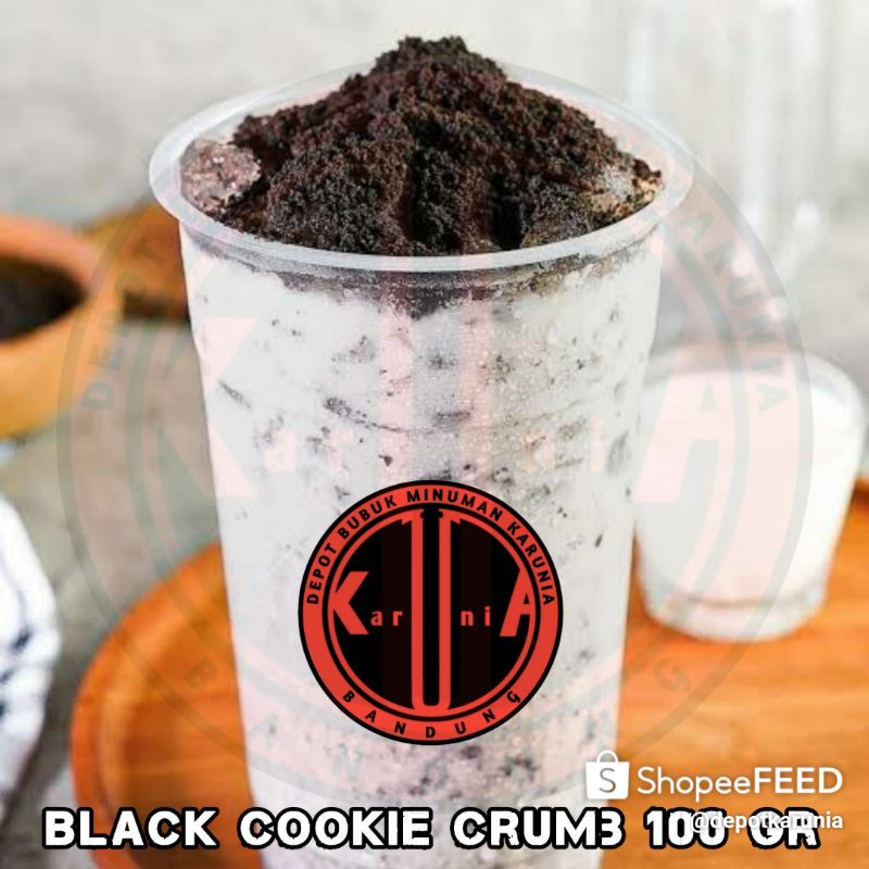 Topping Red Velvet Biscuit Crumb Crumble /Remahan Biskuit Rasa Red Velvet untuk Topping Minuman Rasa Kekinian