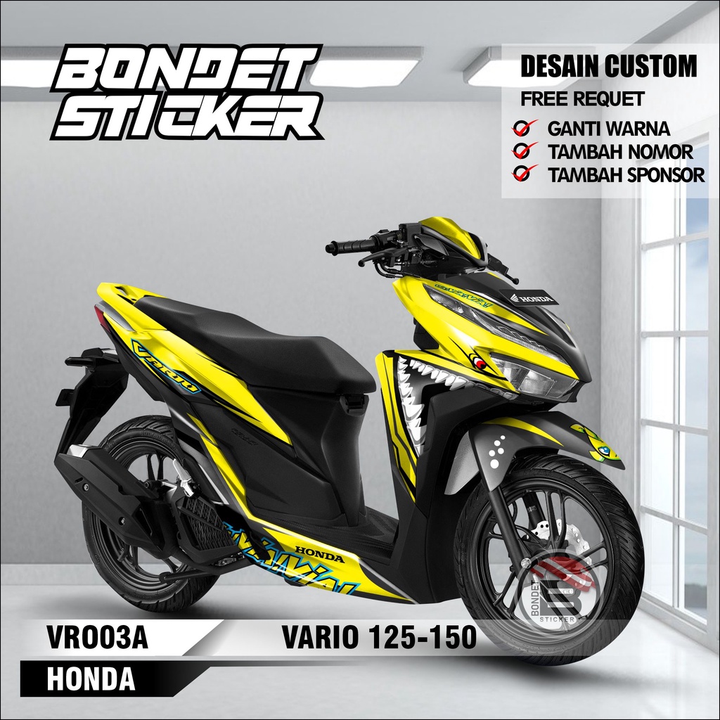 STICKER MOTOR - DECAL MOTOR NEW VARIO 125-150