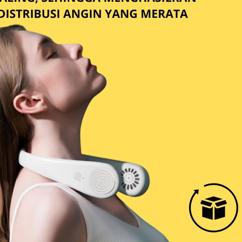 ✸ KIPAS ANGIN GANTUNG LEHER | KIPAS ANGIN PORTABLE TANPA BALING-BALING ⅎ