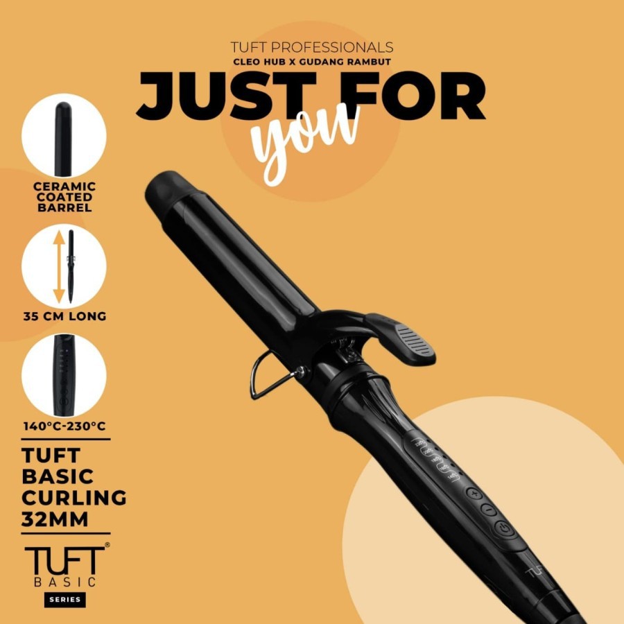 TUFT BASIC Curling Iron 32mm 7319 / Catokan Curly