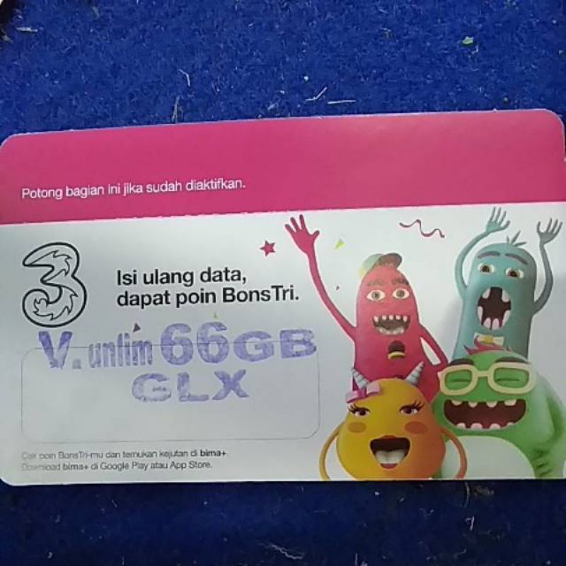 voucher Tri unlimited 6 gb