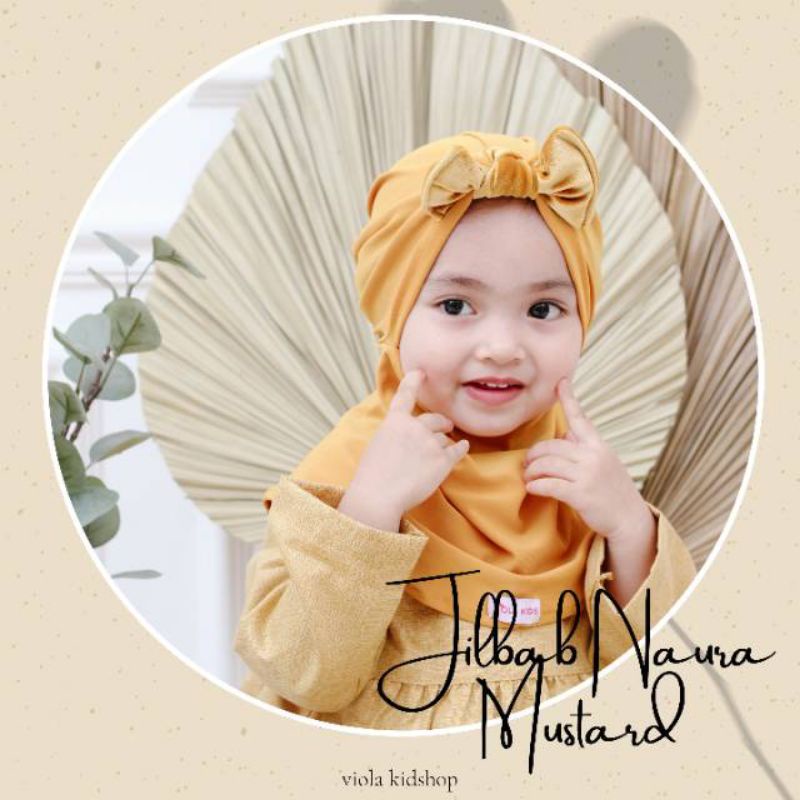 JILBAB ANAK NAURA HIJAB ANAK PITA
