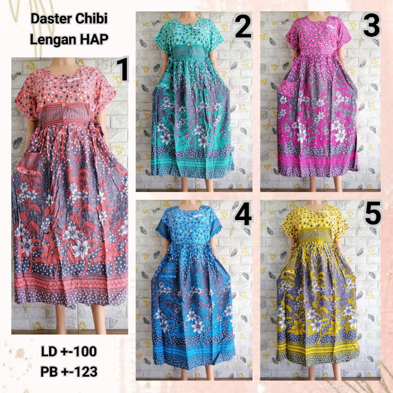 DASTER CHIBI LENGAN HAP PASTEL ADEM BUSUI FRIENDLY PWPL + HOLE