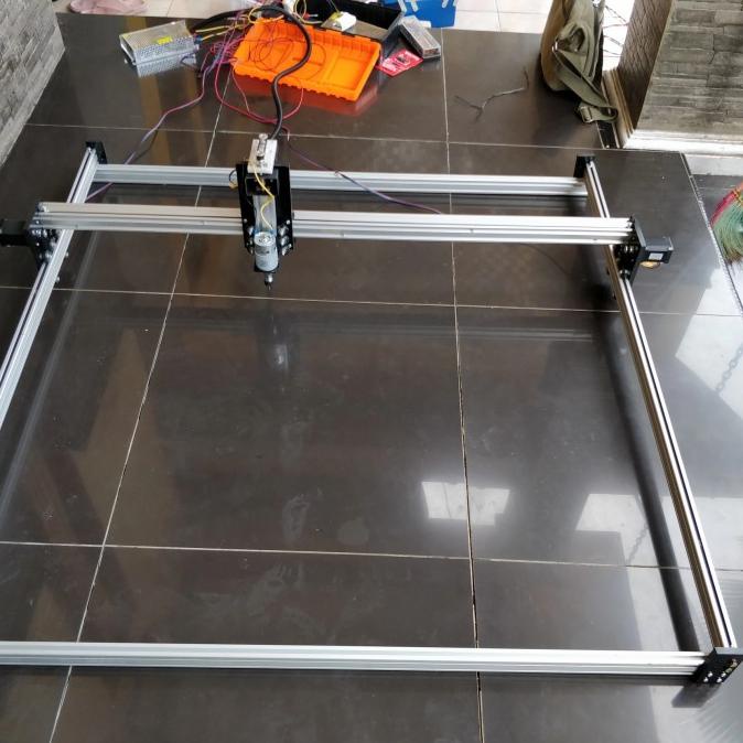 Cnc router frame 120x120 besar mesin cnc luas lengkap