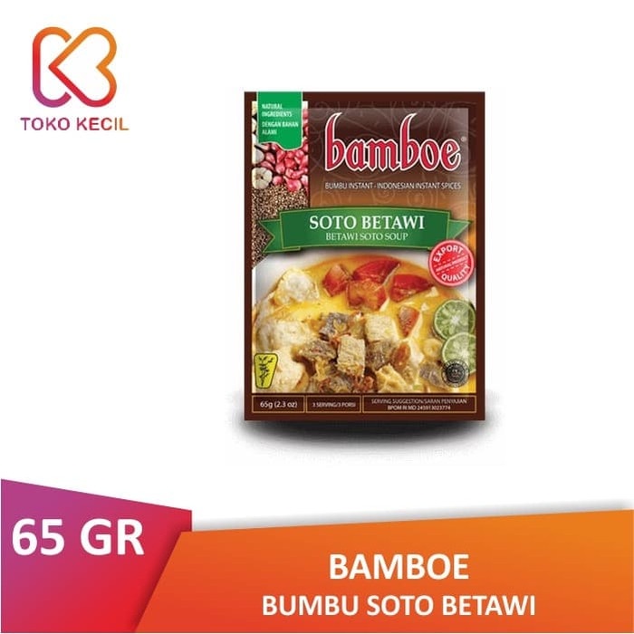 

ufd6021 Pack Bamboe Bumbu Soto Betawi 65 Gr Fsfs201