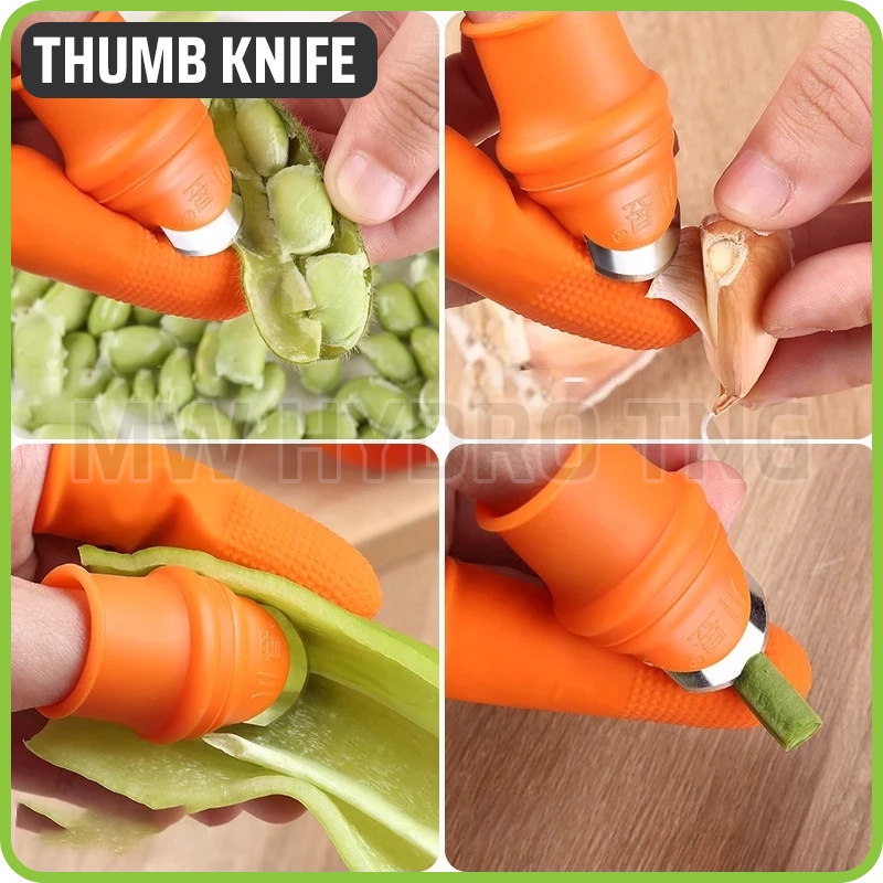 Thumb Knife Finger Glove for Harvesting Picking - Pisau Sarung Jempol