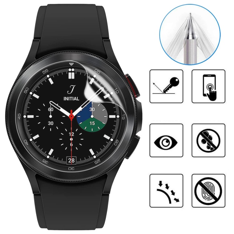 Anti Gores Jelly Hydrogel Samsung Smartwatch - Watch 3 41 MM - 45 MM Nano Ultra Shield Myroots Anti Spy - Glare Matte - Blue Ray