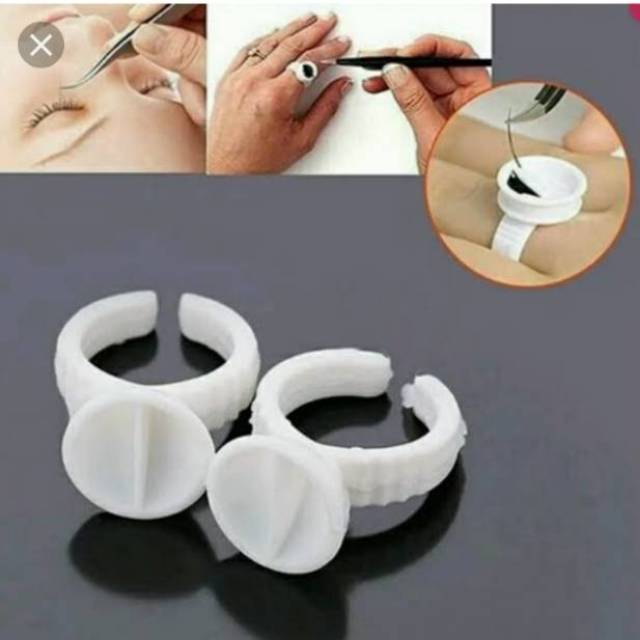 Cincin Lem Eyelash Extension 10 pc / Ring Glue For Eyelash Extension