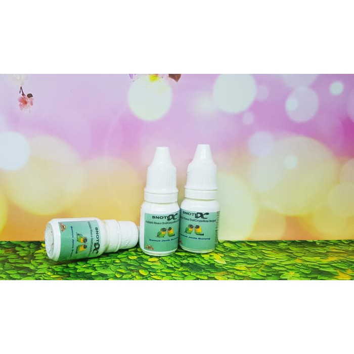 SnoteX- Obat Snot, Muka Bengkak, sakit Mata Berair Lovebird, kenari