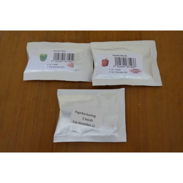 Paket Benih Bibit Paprika 3 Jenis