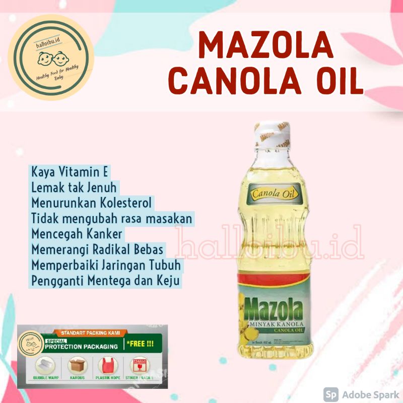 Jual Mazola Canola Oil Minyak Kanola Untuk Mpasi Indonesia Shopee Indonesia