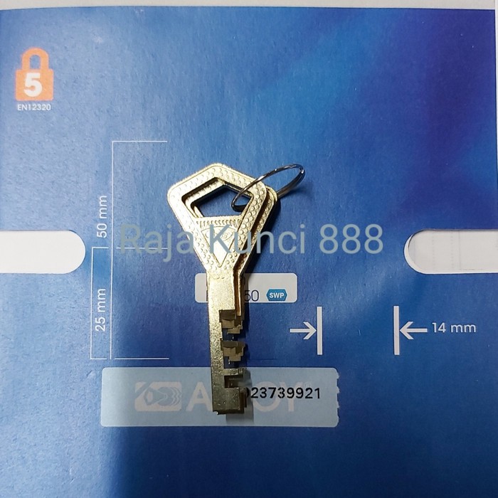 Duplikat Anak Kunci Gembok Abloy Type Classic