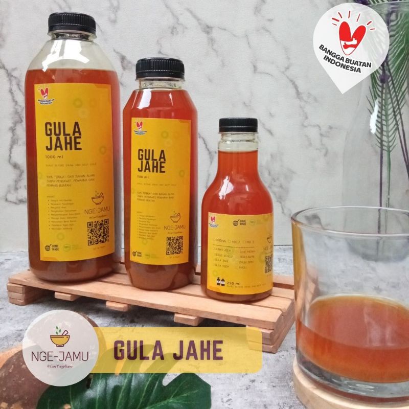 

Jamu Gula Jahe Botol 250/500/1000 ml 100% Alami Home Made