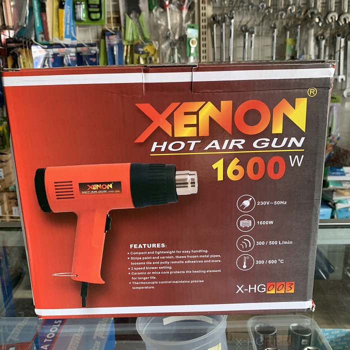 Heat Gun Xenon 1600 Watt - Hot Air Gun - Pistol Pemanas