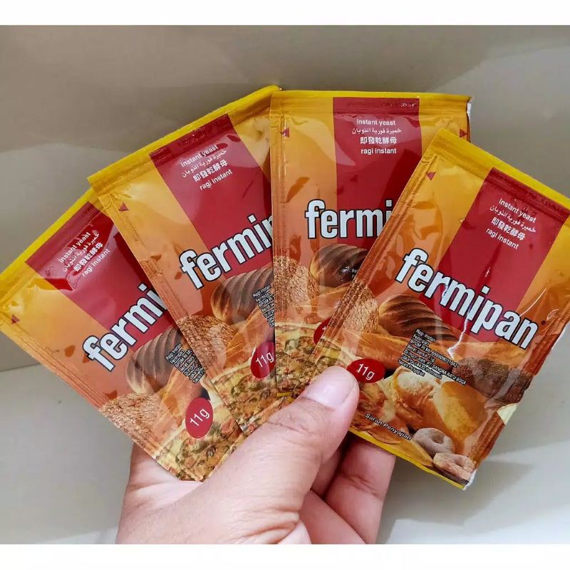 

Fermipan/ Ragi instan 4 x 11 gram / Fermipan Kemasan Sachet