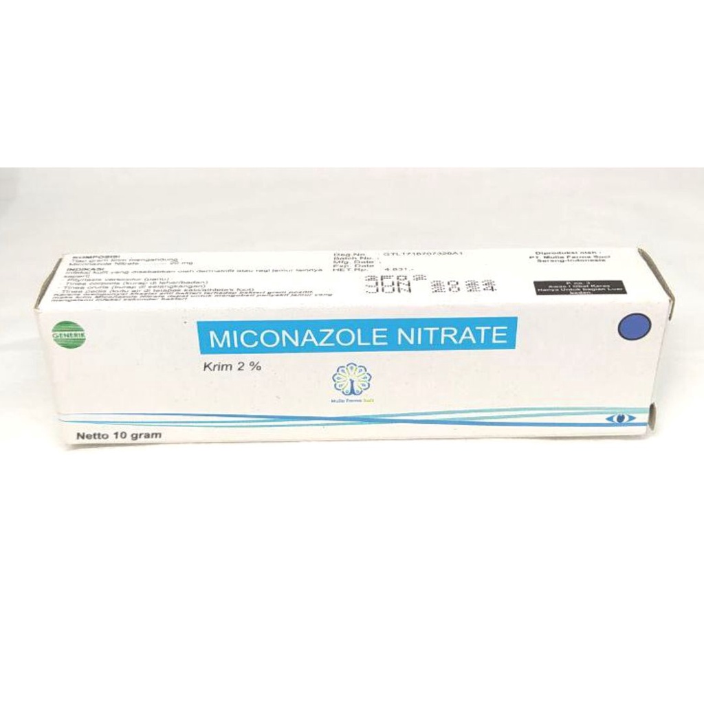 Obat Salep Miconazole Nitrate 10g Jamur Luka Infeksi Kucing Anjing Non Scabies Derma FEFARM