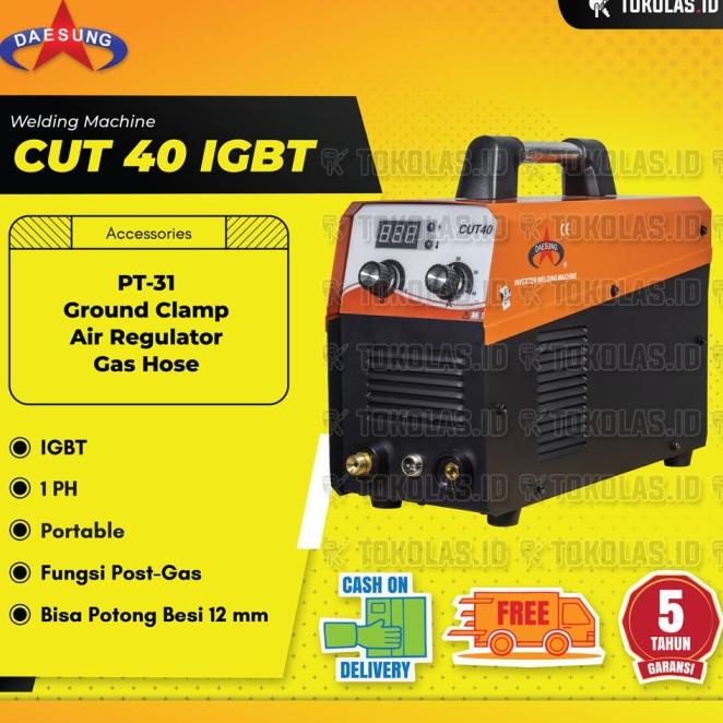 Mesin Travo Las Potong Plasma Cutting Daesung Cut 40 Cut40 Cut-40 Igbt