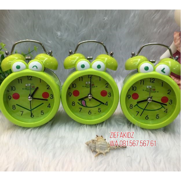 JAM WEKER KRING 4 inch FULL BODY BESI - TWINBELL ALARM CLOCK KEROPPI