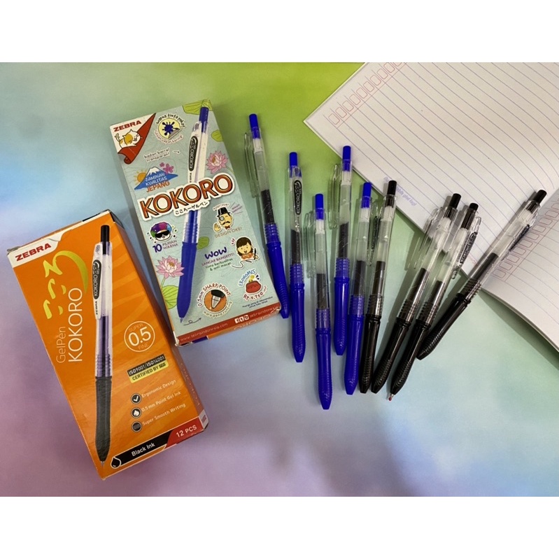 

PEN BOLPEN PULPEN ZEBRA KOKORO 0,5 GEL PEN 1PCS
