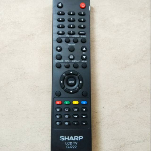 REMOTE REMOT TV LED LCD SHARP GJ222 SUPER ORIGINAL