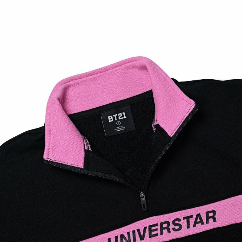 BT21 HALF ZIP BTS COOKY / RUGBY UNIVERSTAR SECOND BRAND