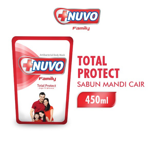 (Refill 400ml) Nuvo Family Body Wash / Sabun Cair