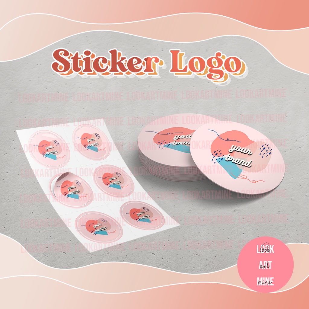 

CETAK STIKER LOGO ONLINE SHOP | STIKER BULAT | STIKER LABEL KEMASAN MAKANAN